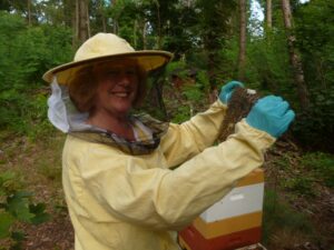 Lehrbienenstand Imkerin