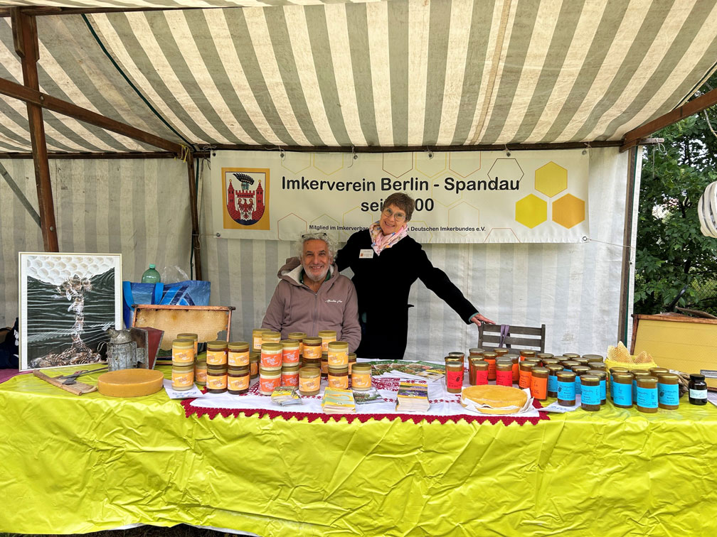 Honigstand des Imkervereins Berlin-Spandau e.V.
